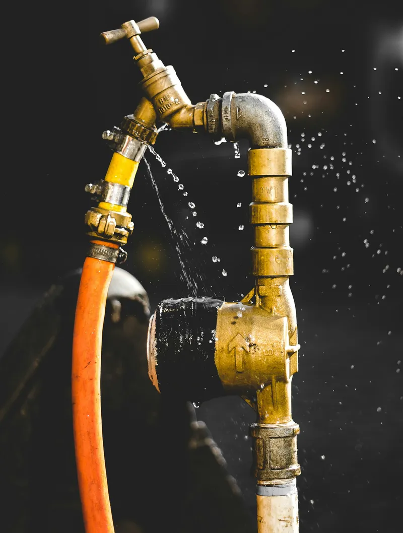 Plumber checking for a hidden leak